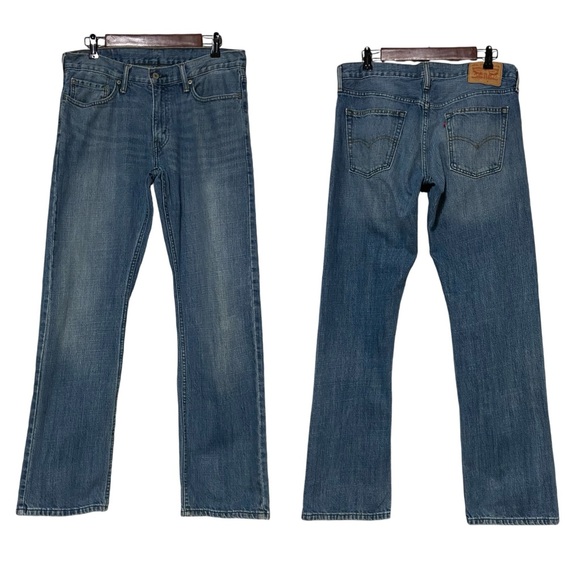 Levi’s 514 Straight Fit Jeans Blue - Picture 4 of 15